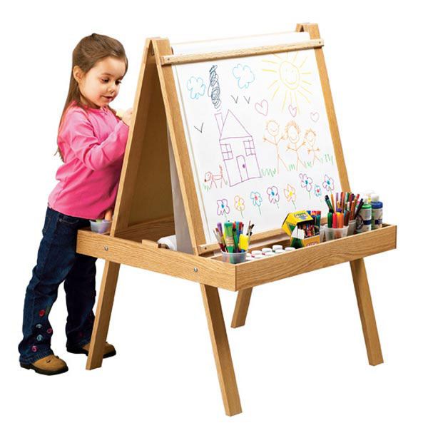 product: Wood Magazine Woodworking Project Paper Plan to Build Young Artist's Easel shown