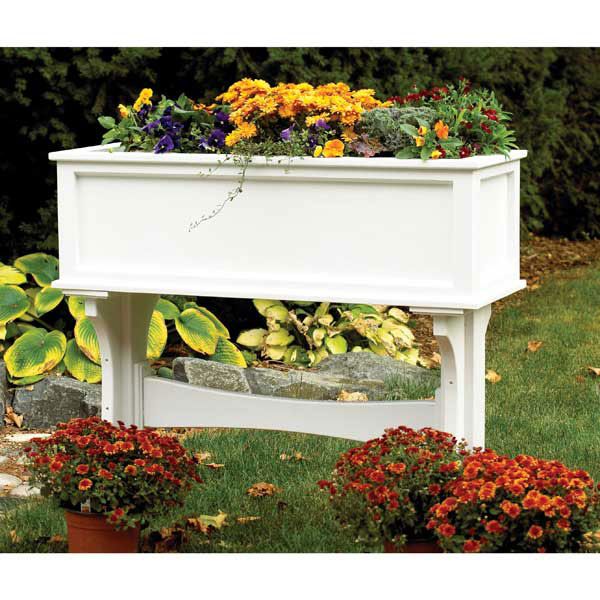 product: Wood Magazine Woodworking Project Paper Plan to Build Freestanding Planter Box shown