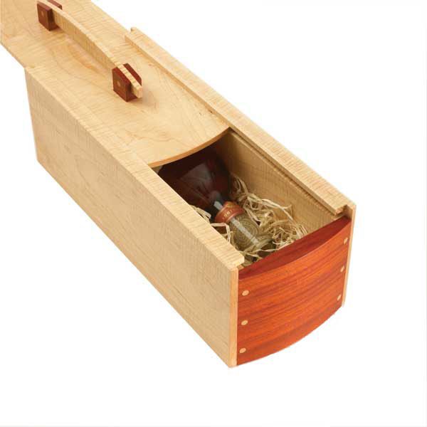 product: Wood Magazine Woodworking Project Paper Plan to Build Gift-Perfect Wine Box shown