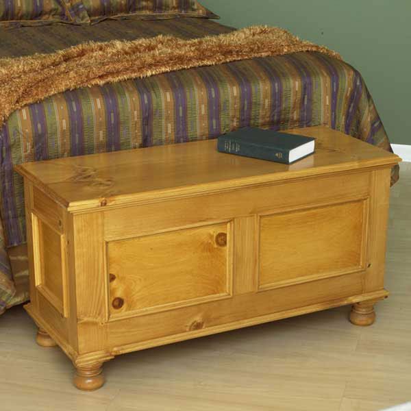 product: Wood Magazine Woodworking Project Paper Plan to Build Cedar-Lined Blanket Chest shown