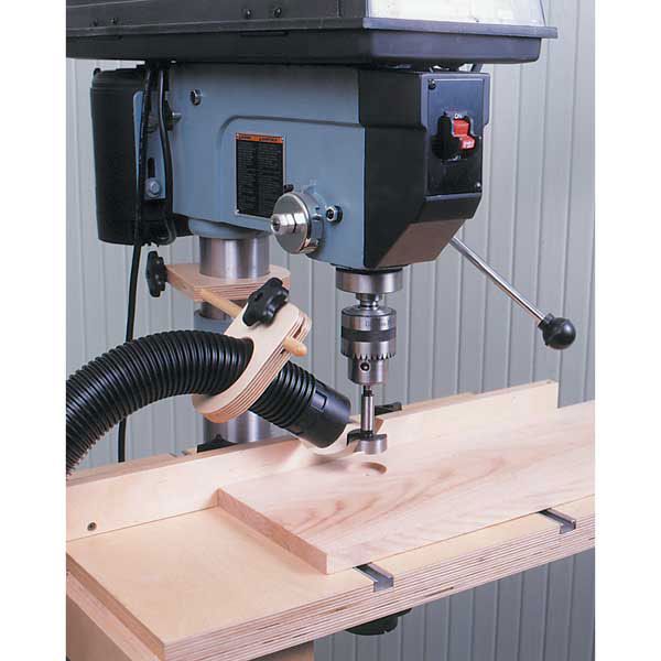 product: Wood Magazine Woodworking Project Paper Plan to Build Drill Press Dust Collector shown