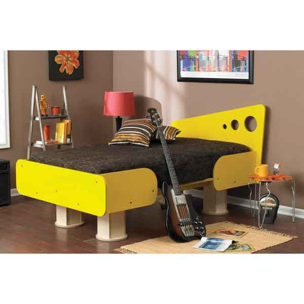 product: Wood Magazine Woodworking Project Paper Plan to Build Knock-Down Bed shown