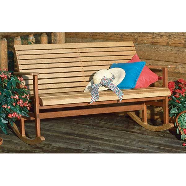 product: Wood Magazine Woodworking Project Paper Plan to Build Porch Rocker shown