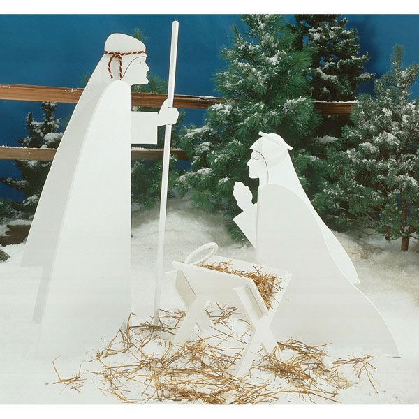 product: Wood Magazine Woodworking Project Paper Plan to Build Nativity Scene shown