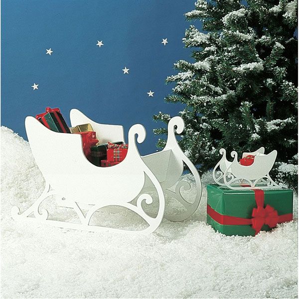 Woodworking Project Paper Plan To Build Medium & Small Sleigh