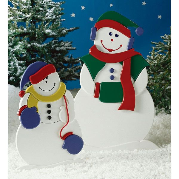 product: Wood Magazine Woodworking Project Paper Plan to Build Mrs. Snow and Little Snowflake shown