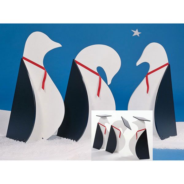 product: Wood Magazine Woodworking Project Paper Plan to Build Penguins on Parade shown