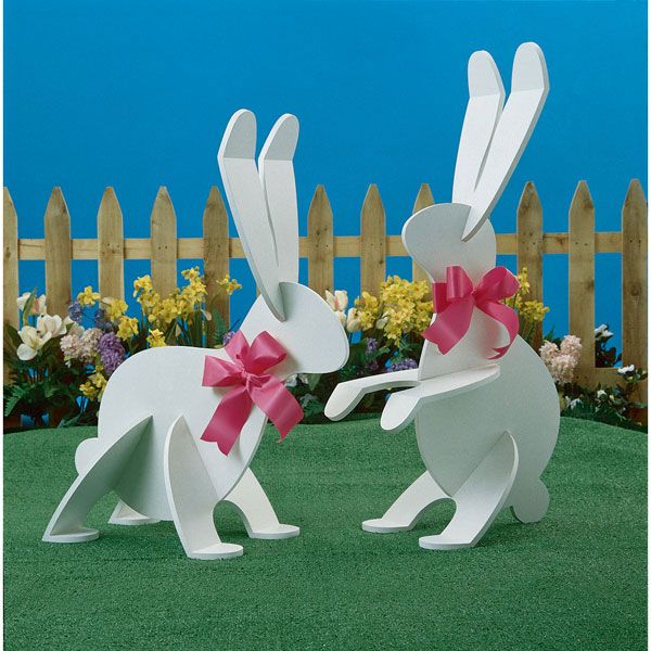 product: Wood Magazine Woodworking Project Paper Plan to Build Garden Wabbits shown