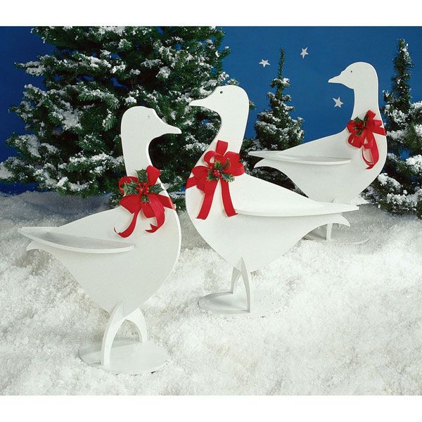 product: Wood Magazine Woodworking Project Paper Plan to Build Holiday Honkers shown