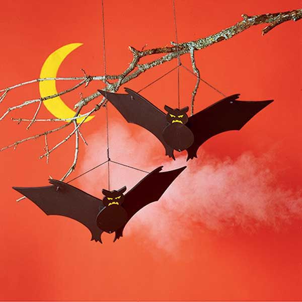 product: U Bild Woodworking Project Paper Plan to Build Going Batty Project shown