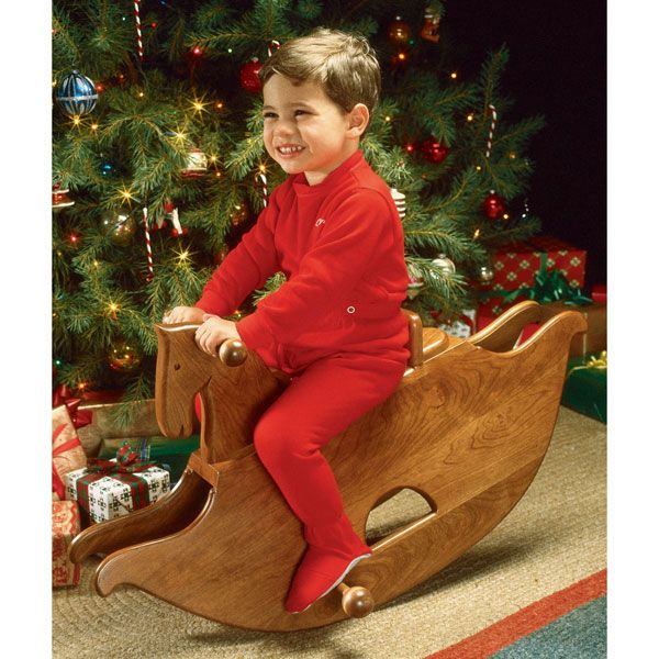 product: Wood Magazine Woodworking Project Paper Plan to Build Rocking Horse shown