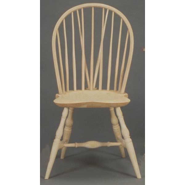 Woodworking Project Paper Plan To Build Oval Back Windsor Chair, Afd105