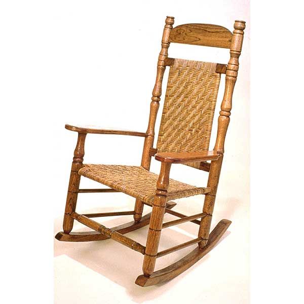 Woodworking Project Paper Plan To Build Plantation Rocking Chair, Afd133