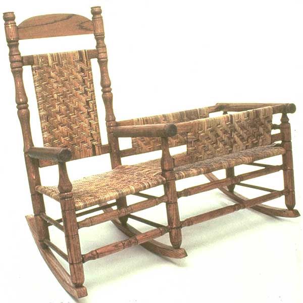 Woodworking Project Paper Plan To Build Nanny Rocking Chair With Cradle, Afd132