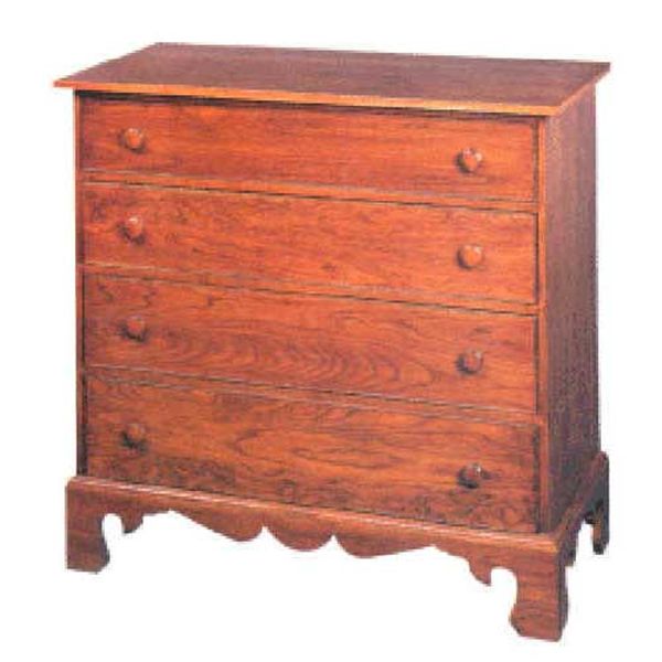 Woodworking Project Paper Plan To Build Country Chest Of Drawers, Afd261
