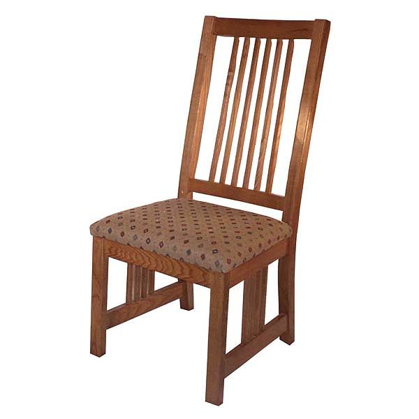 Woodworking Project Paper Plan To Build Mission Style Dining Chair, Afd159