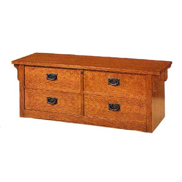 Woodworking Project Paper Plan To Build Mission Style Hope Chest, Afd286
