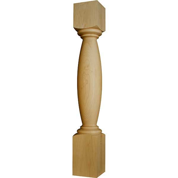 product: Osborne Black Walnut Albert Island Leg, Model 99132W shown