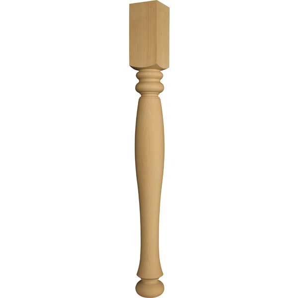 product: Osborne Alder French Table Leg, Model 99142A shown