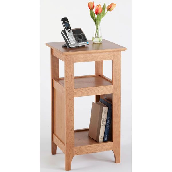 product: Wood Magazine Telephone Stand DL Plan shown