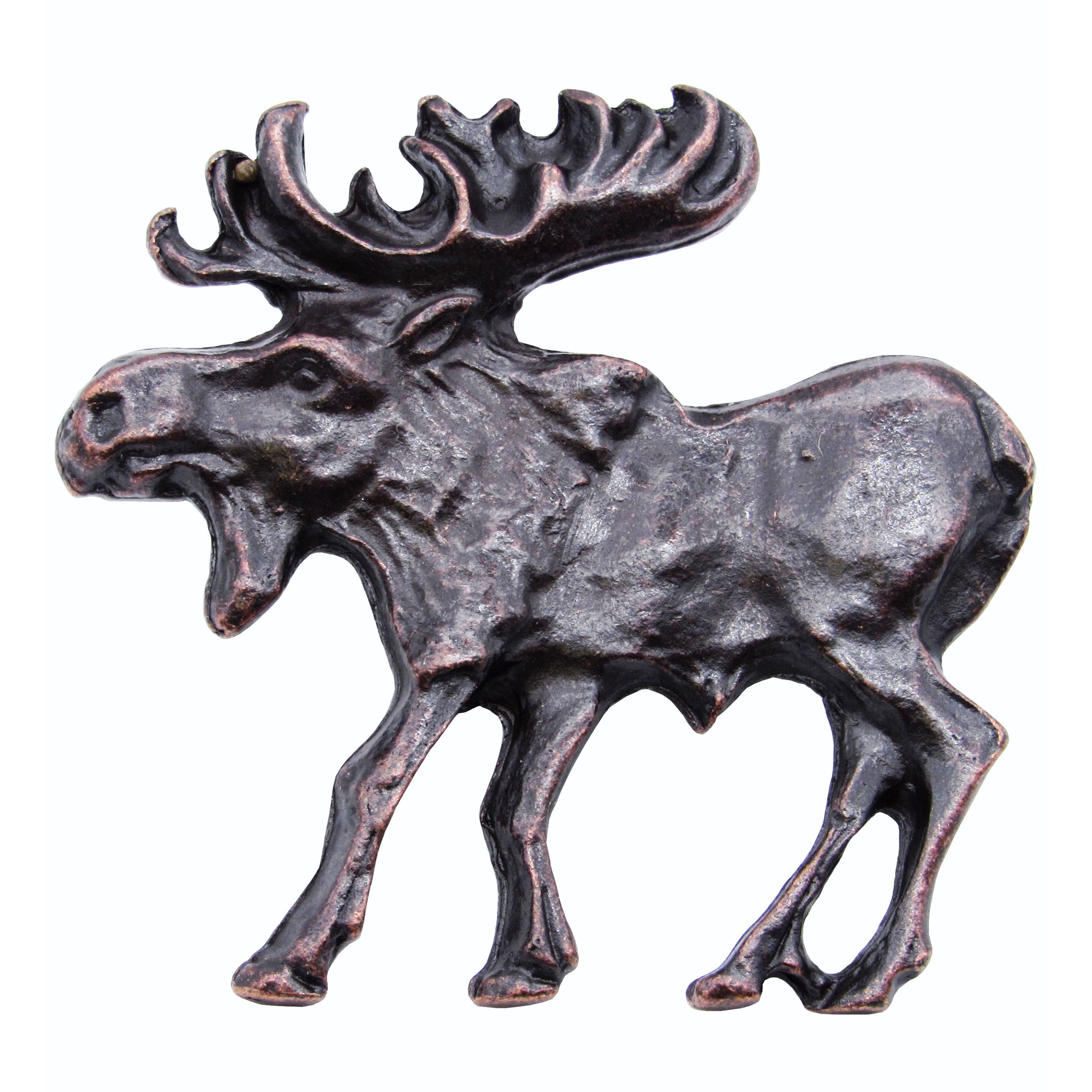 Walking Moose Pull, Left, Oil Rubbed Bronze, Model 002orb