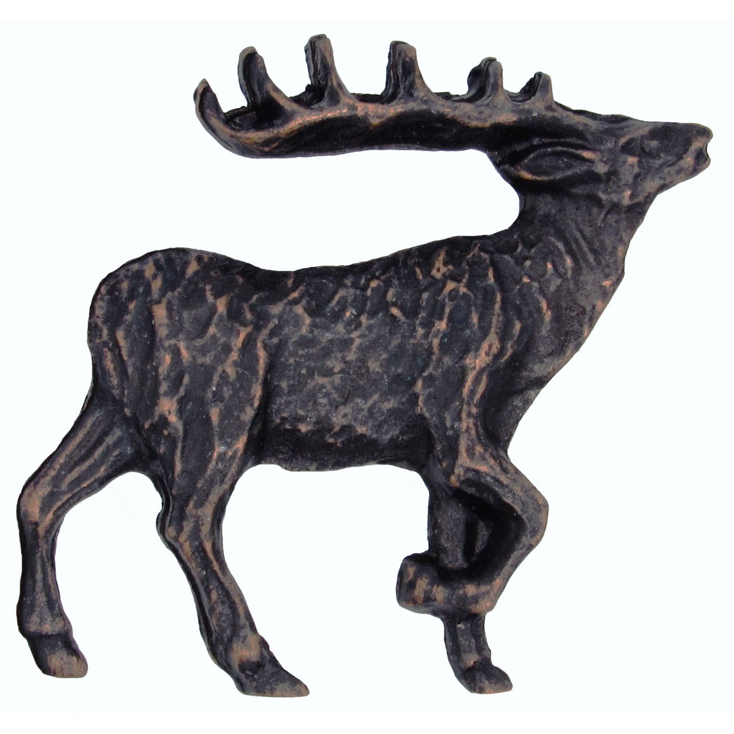 product: Buck Snort Lodge Walking Elk Pull Right Oil Rubbed Bronze Model 271ORB shown