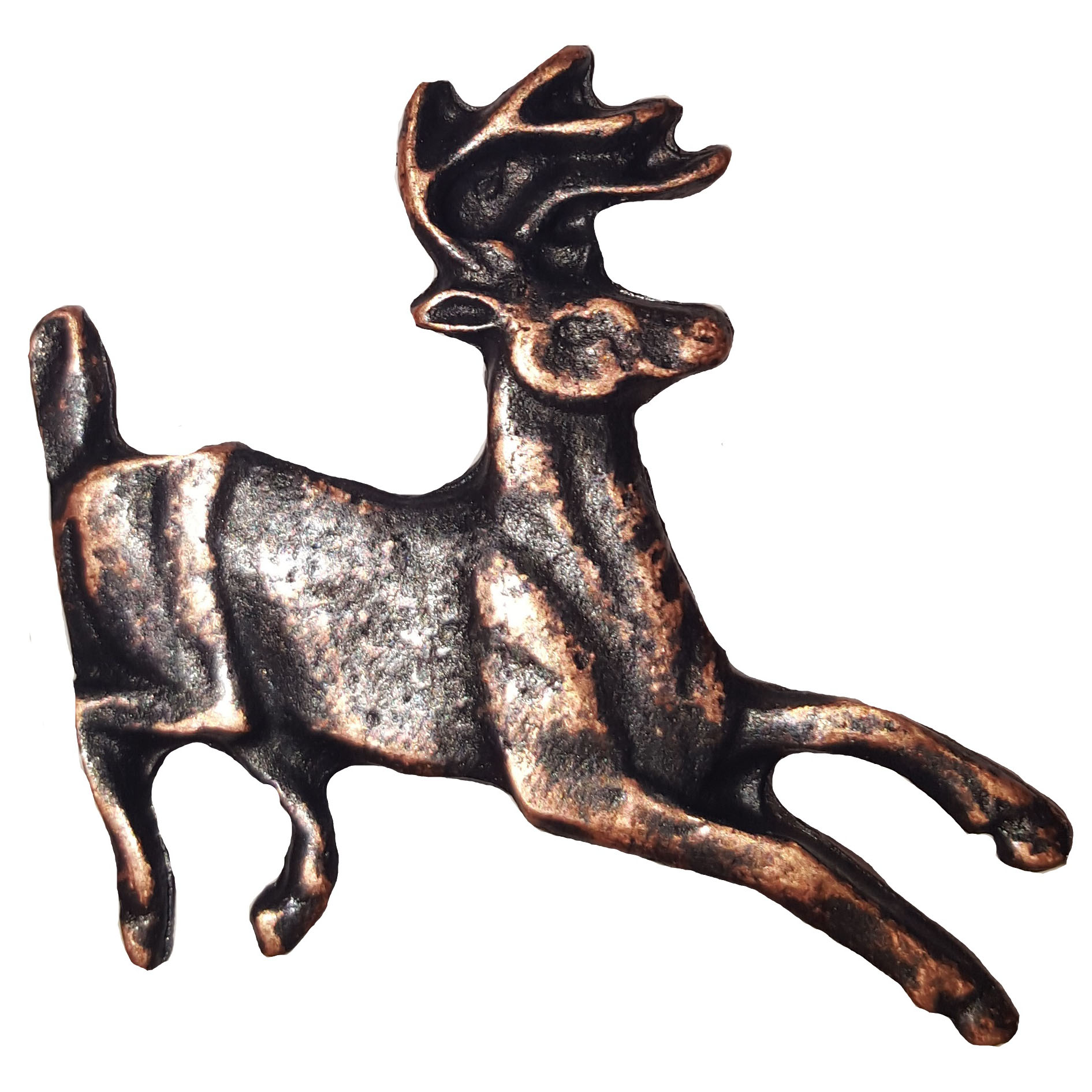 Running Whitetail Deer Pull, Oil Rubbed Bronze, Model 128orb