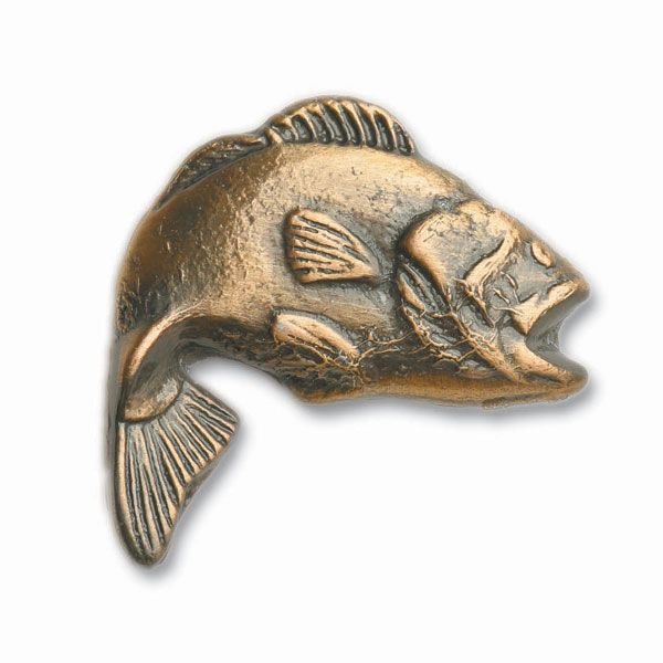 product: Buck Snort Lodge Big Bass Pull, Nickel, Model 151N shown