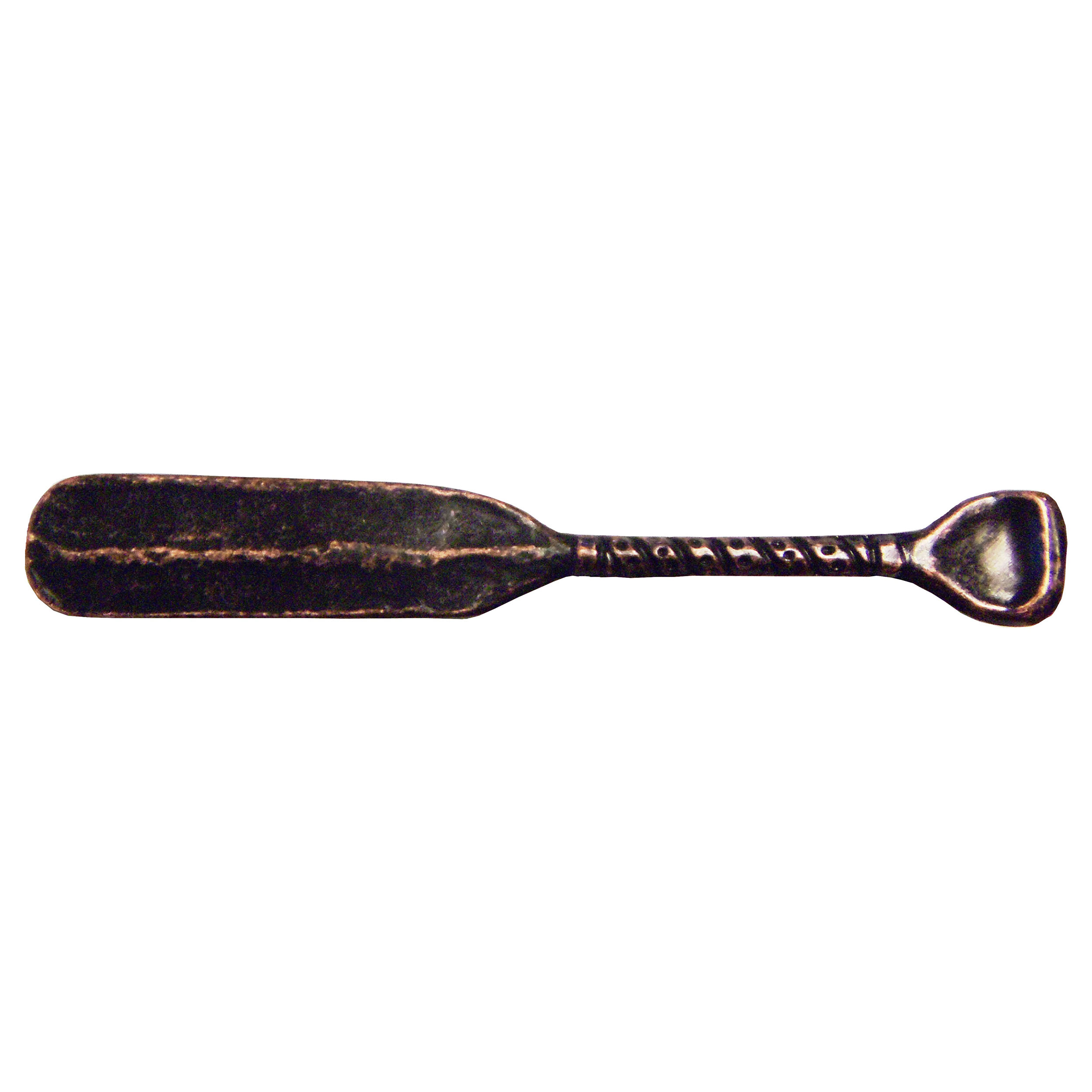 product: Buck Snort Lodge Wrapped Handle Canoe Paddle Pull, Oil Rubbed Bronze, Model 277ORB shown