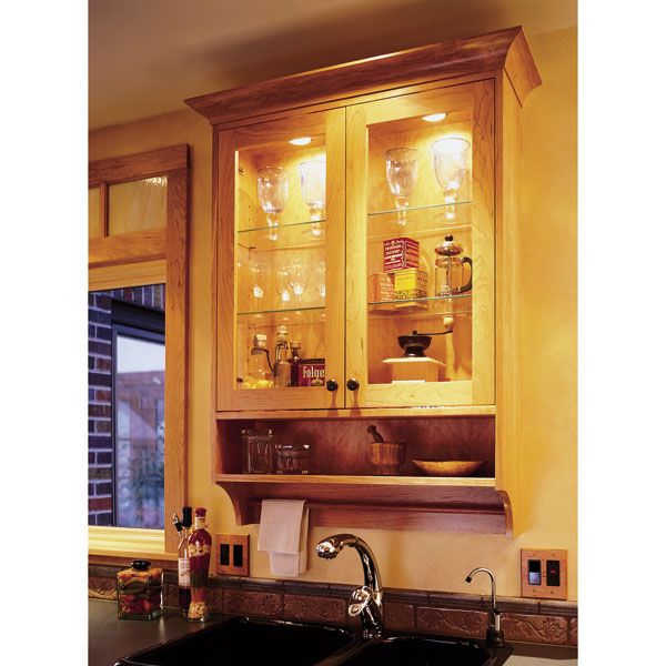 product: Wood Magazine Woodworking Project Paper Plan to Build Adaptive Display Cabinet shown