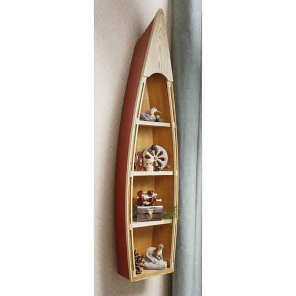 product: Wood Magazine Woodworking Project Paper Plan to Build Nautical Shelf shown