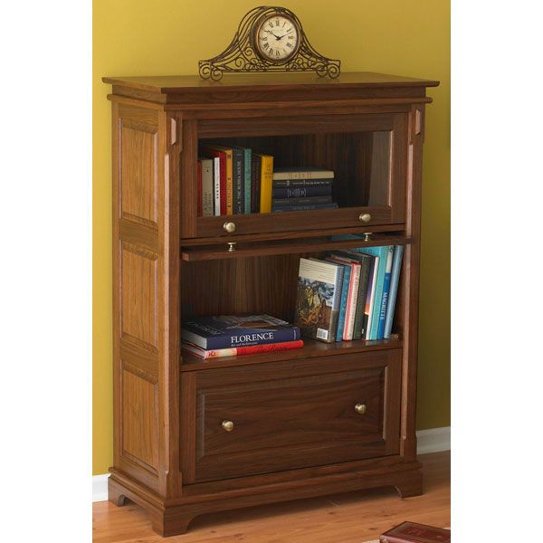 product: Wood Magazine Woodworking Project Paper Plan to Build Barristers Bookcase shown