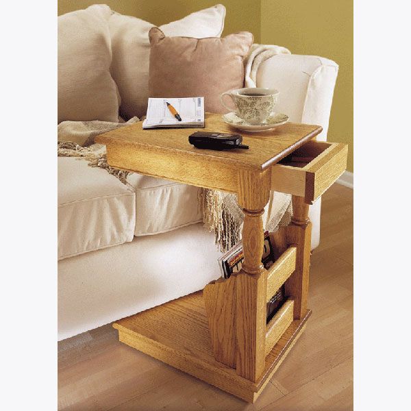 product: Wood Magazine Downloadable Woodworking Project Plan to Build Sofa Valet shown