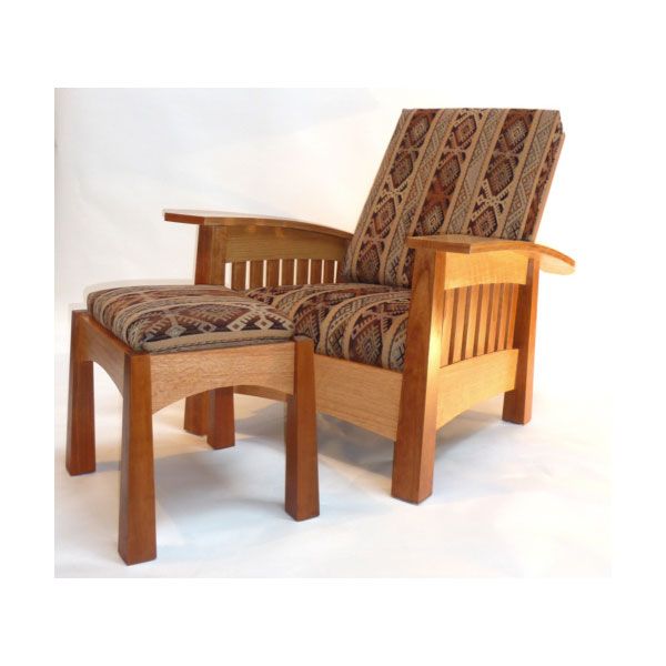 Woodworking Project Paper Plan To Build California West Arm Chair, Afd421