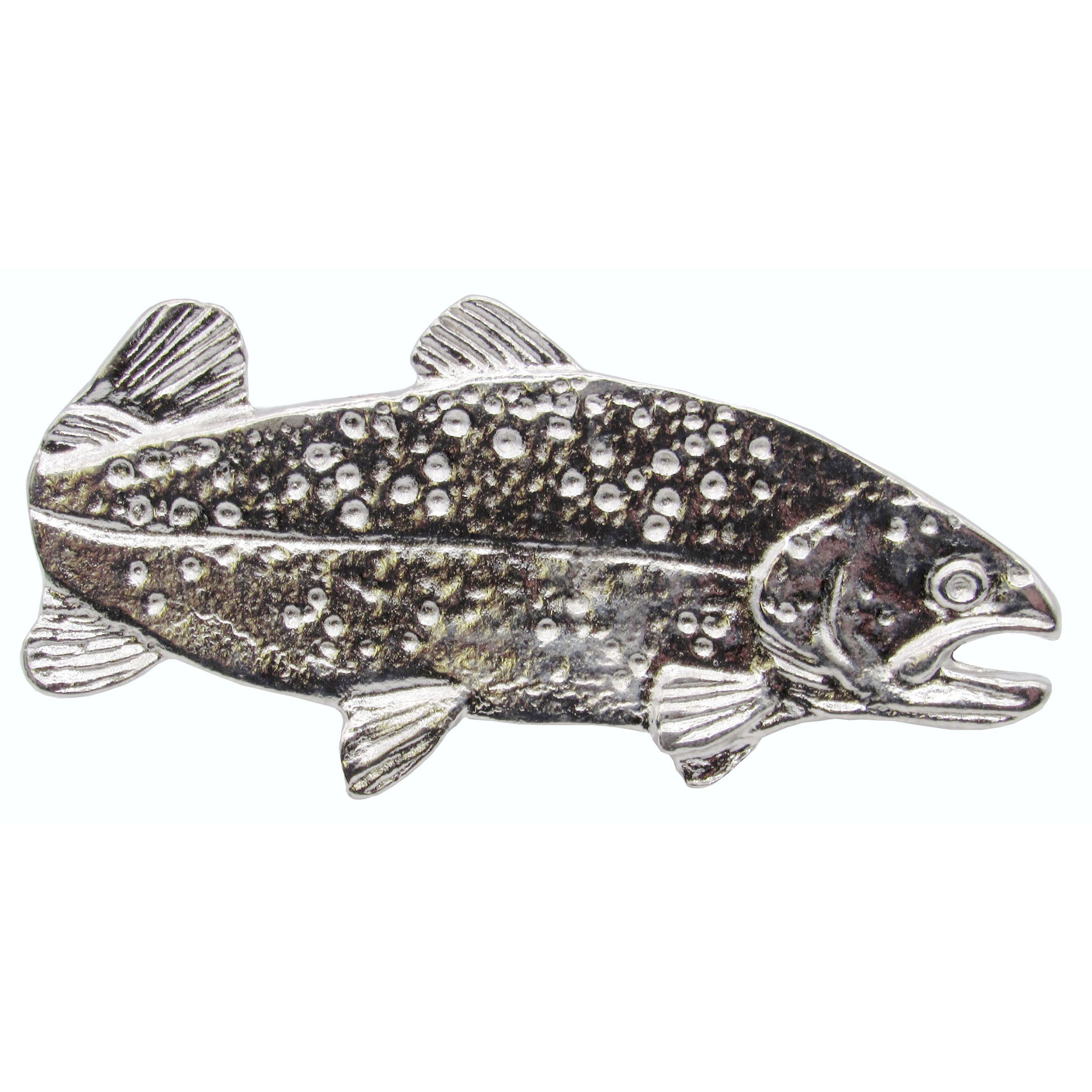 2" Long Trout Pull Right Facing, Nickel, Model 095n