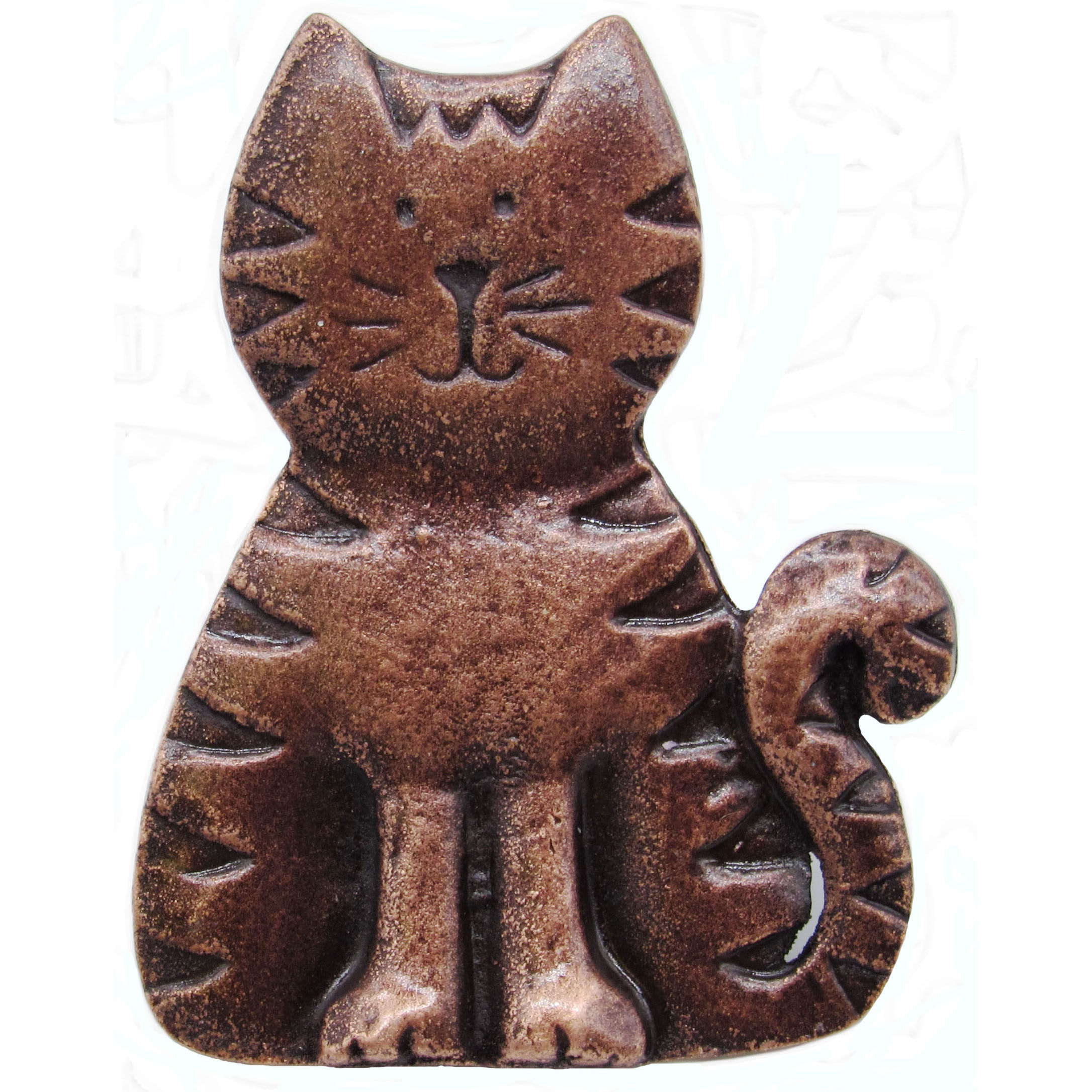 product: Buck Snort Lodge Cat Pull, Antique Copper, Model 097AC shown