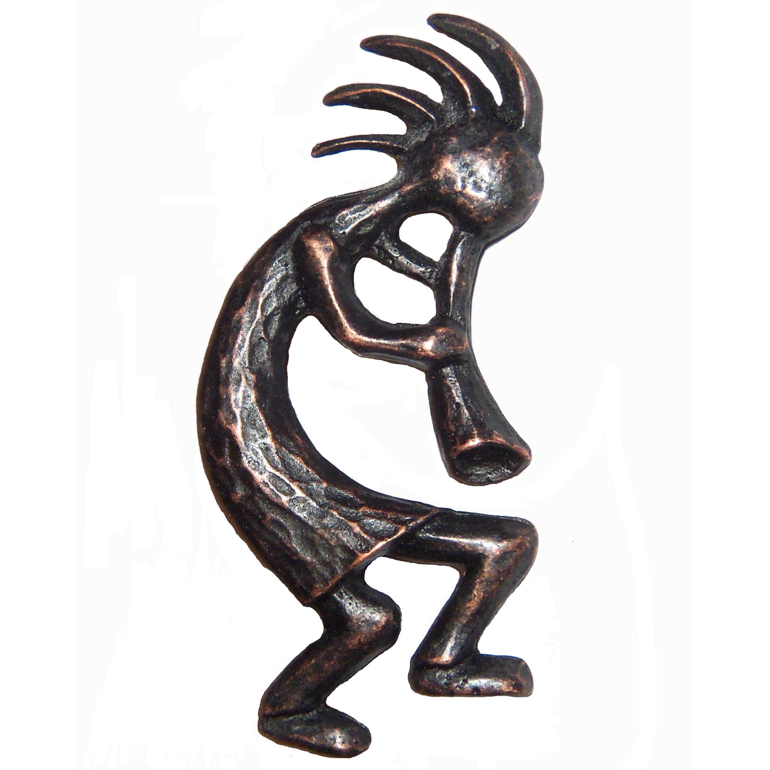 product: Buck Snort Lodge Kokopelli Pull Right Facing, Oil Rubbed Bronze, Model 264ORB shown