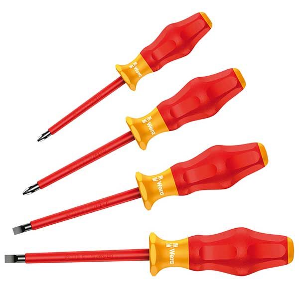 1160i/1162i Vde Insulated Screwdriver Set (slotted And Philips), 4 Pc.