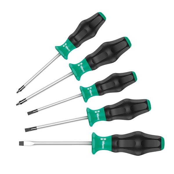 1335/1334/1350 Comfort Screwdriver Set (slotted And Phillips), 5 Pc.