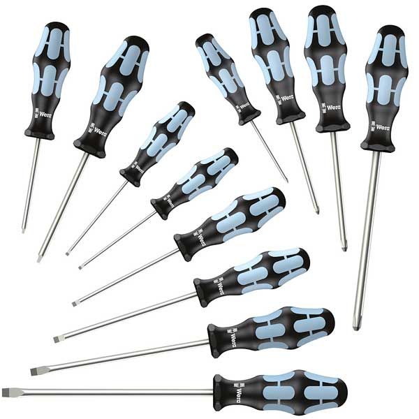 3335/3334/3350/3368 Stainless Steel Screwdriver Set, 12 Pc.