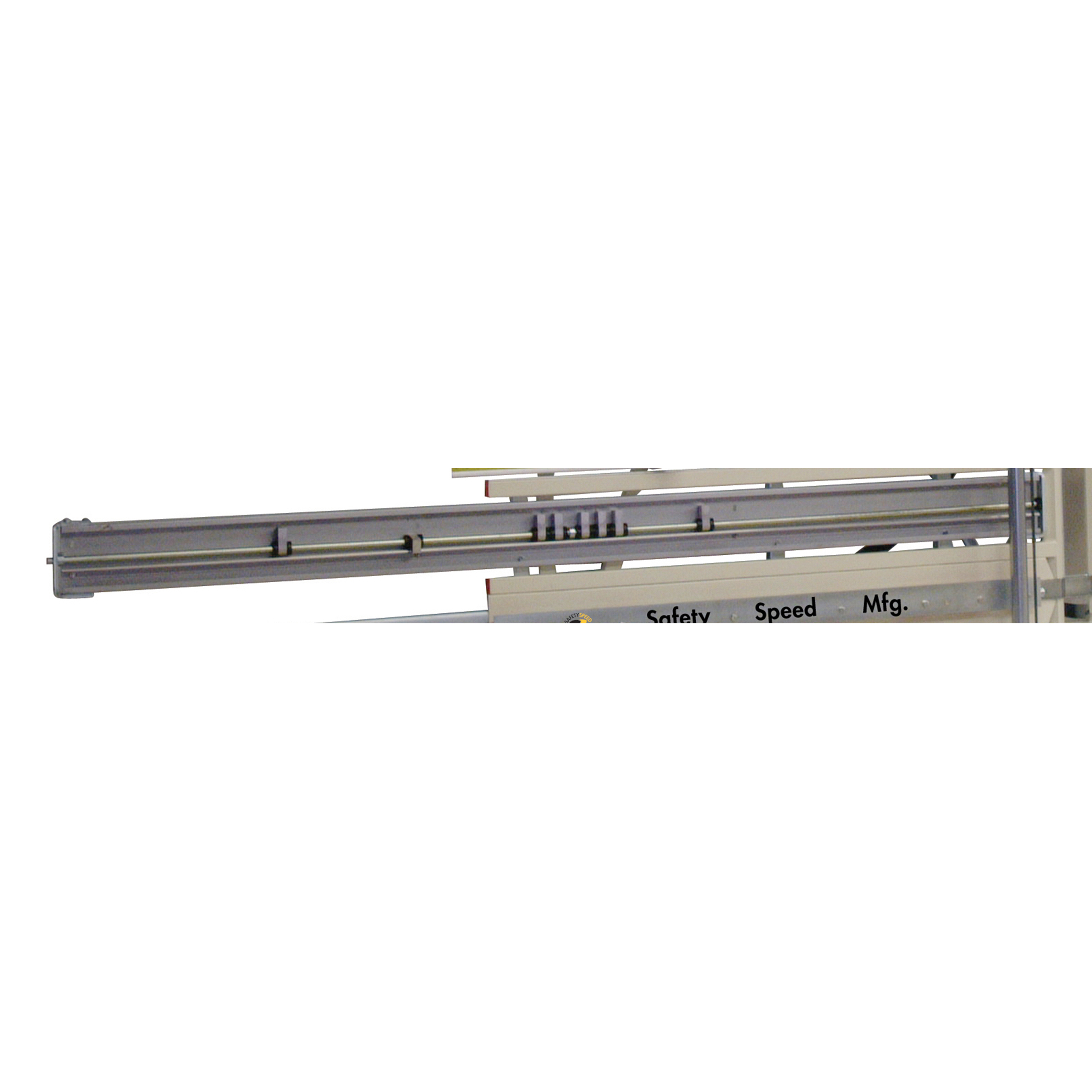 product: Safety Speed Stop Bar for Safety Speed H4, H5, H6, 6400, 6800,SR5, SR5U, 3400, 7400, 7400XL Vertical Panel Saws/R shown