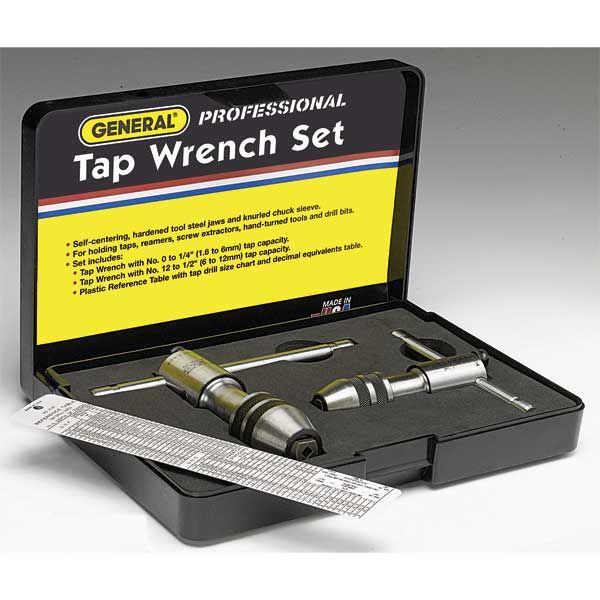 Reversible Ratcheting Tap Wrench Set, Model 165