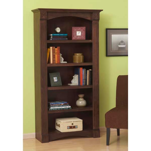 product: Wood Magazine Woodworking Project Paper Plan to Build Classic Bookcase shown