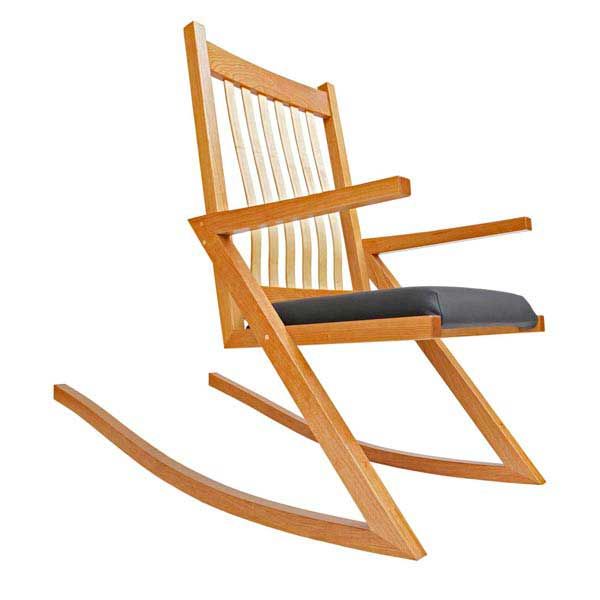 product: Wood Magazine Woodworking Project Paper Plan to Build ZigZag Rocker shown