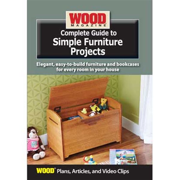 product: Wood Magazine Complete Guide to Simple Furniture Projects DVD shown
