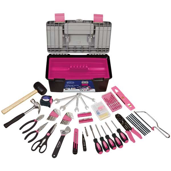 170 Pc. Household Tool Kit, Pink, Model Dt7102p