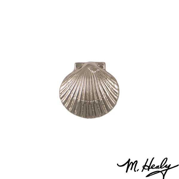 Bay Scallop Door Bell Ringer, Brushed And Polished Nickel