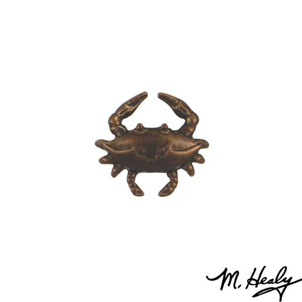 Blue Crab Door Bell Ringer, Oiled Bronze