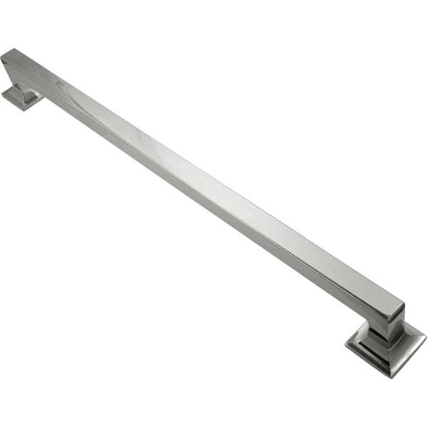Studio Collection Appliance Pull, 18" Center-to-center, Bright Nickel