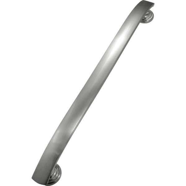 American Diner Appliance Pull, 12" Center-to-center, Satin Nickel